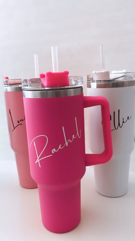 Personalised 40z Stainless Steel Tumbler Cups