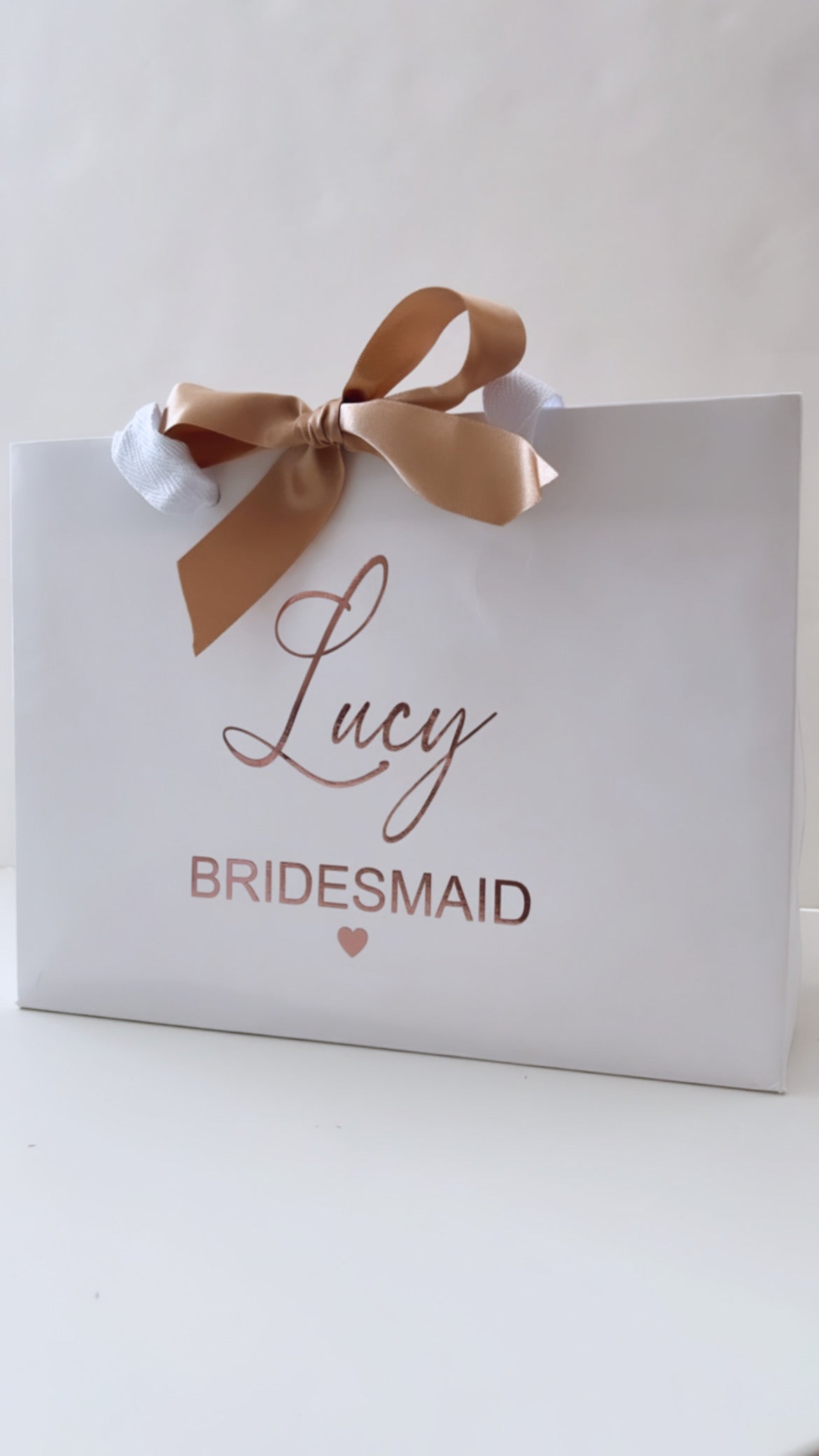 Personalised Bride/Bridesmaid/Best Man Large Gift Bag