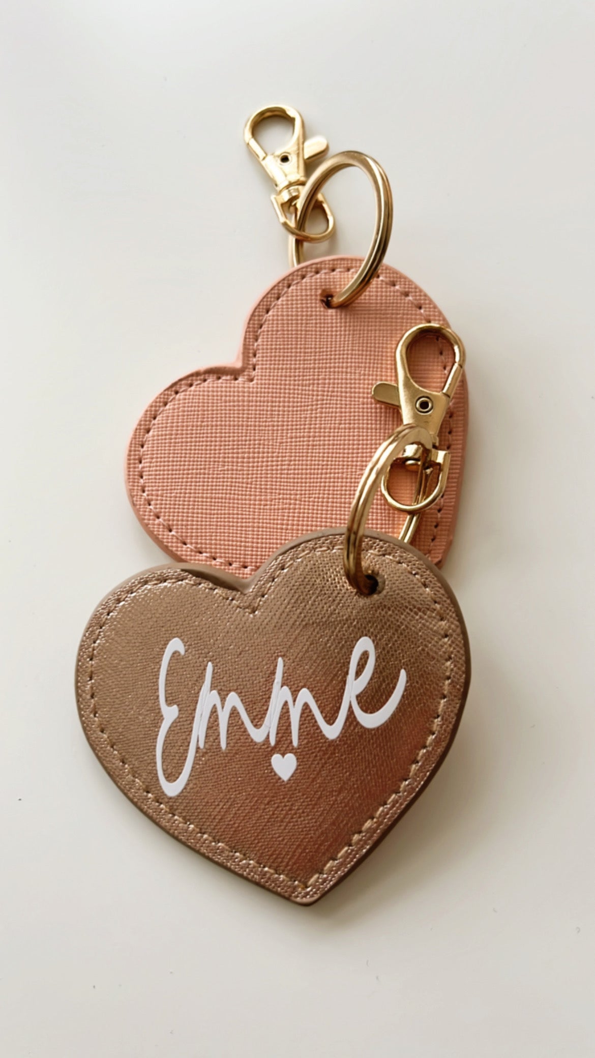 Personalised Boutique Heart Keyring