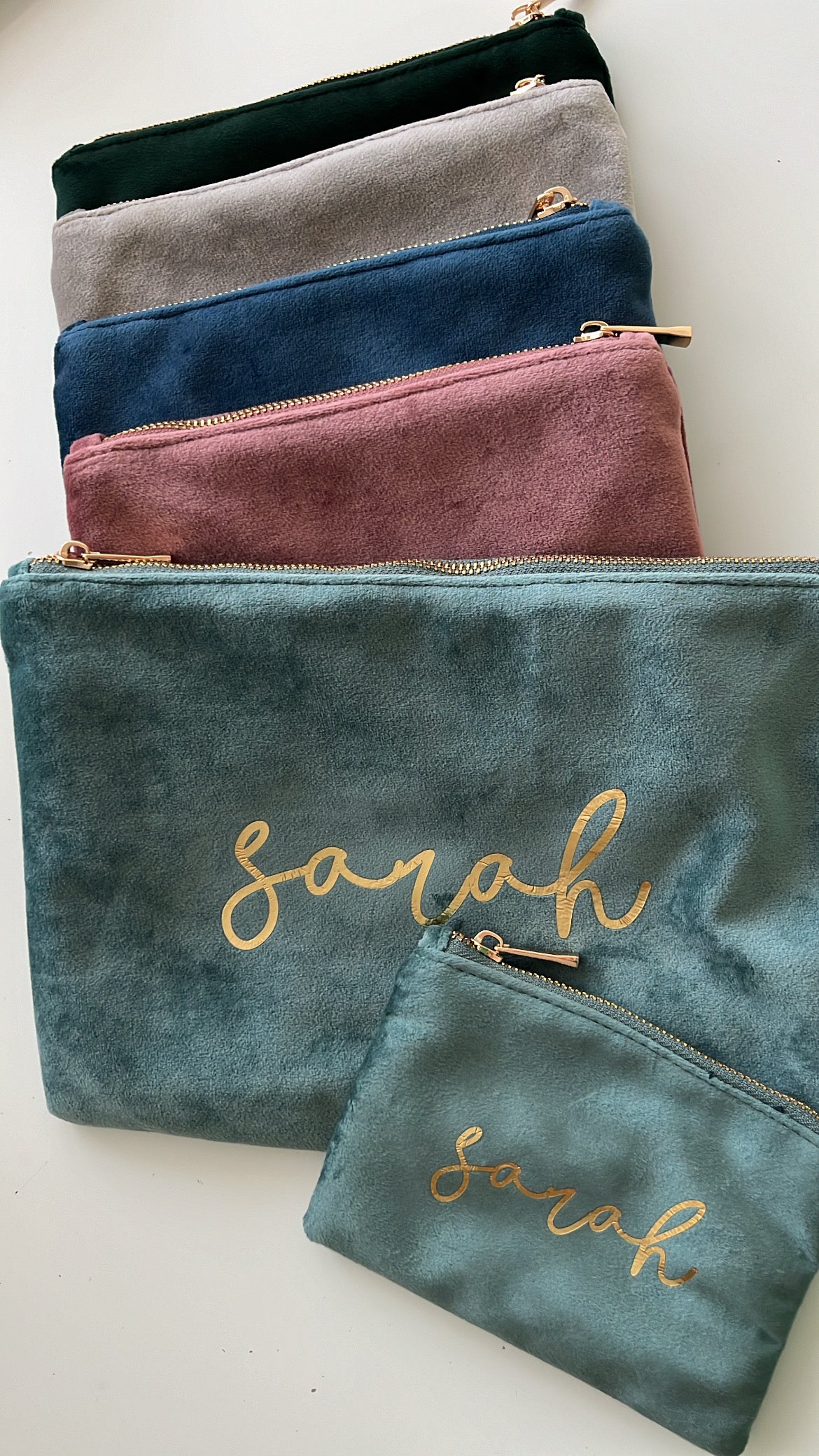 Velvet Accessory Pouch