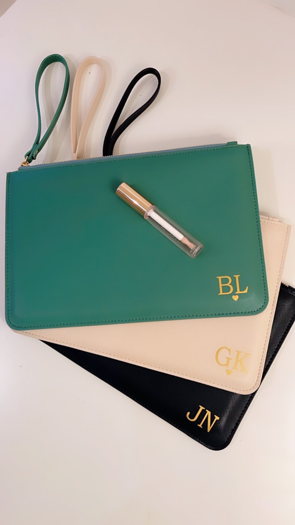 Personalised Initials Boutique Clutch Bag