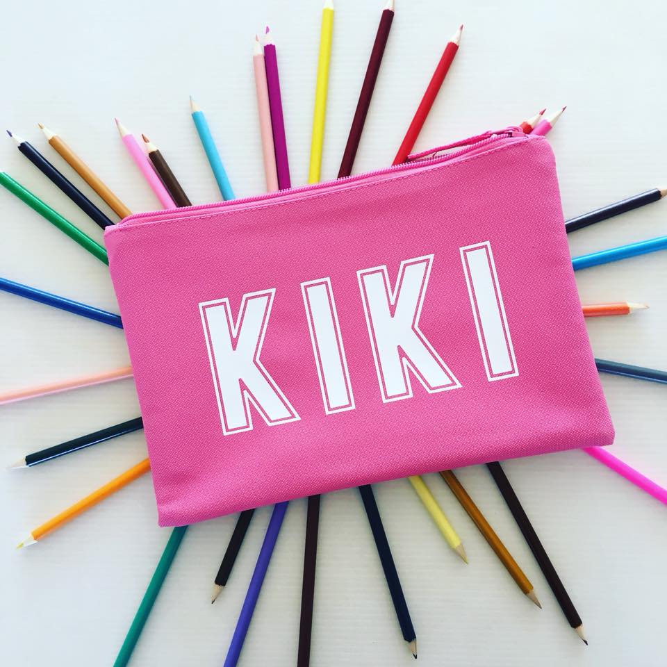 Personalised Varsity Style Pencil Case