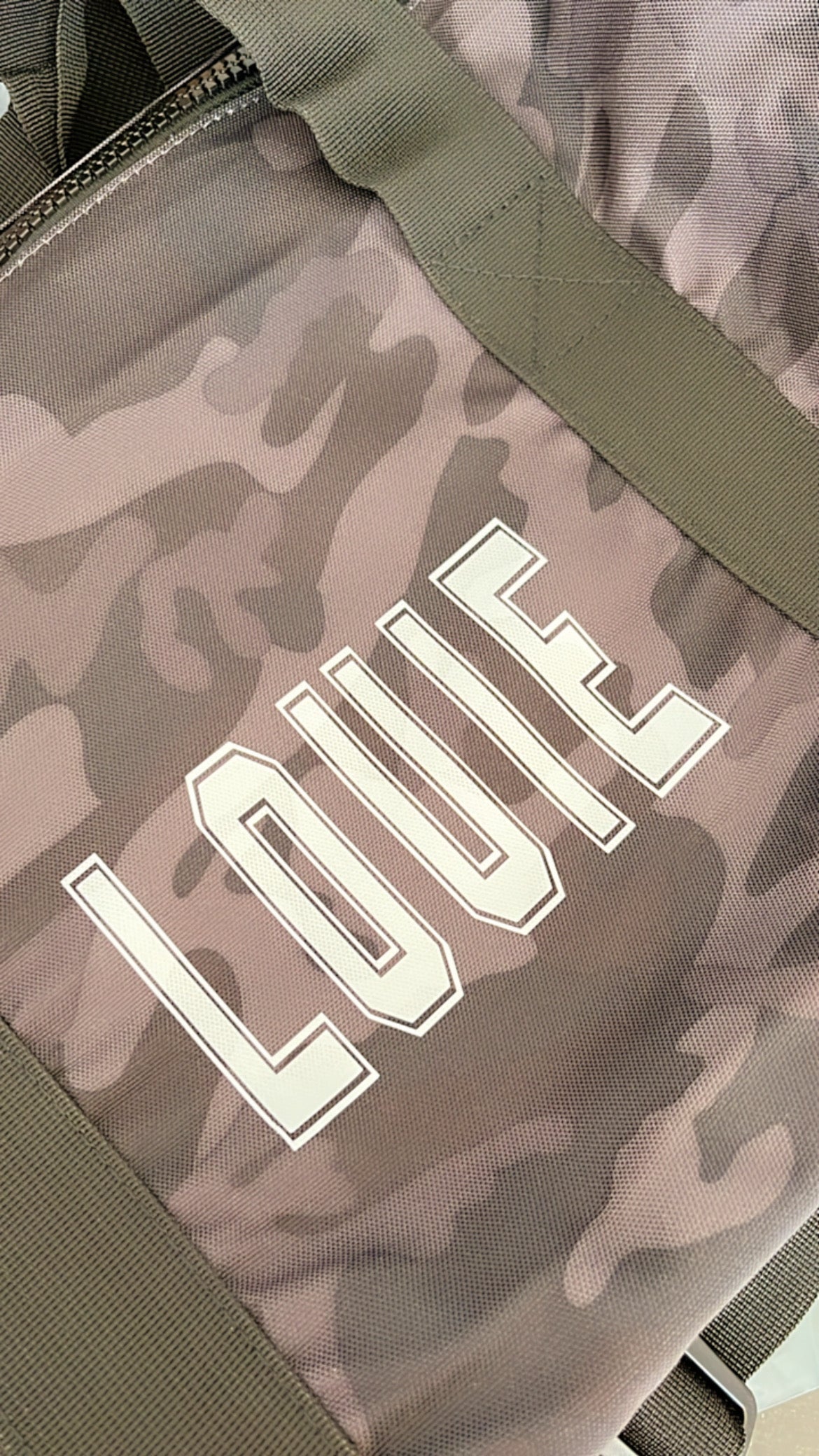 Personalised Initial Camouflage Holdall/Sleepover/Gym Bag